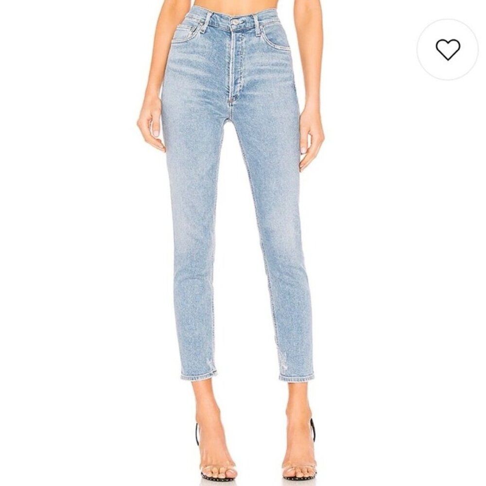 Agolde Nico High Rise Slim Fit Embark Size 25
